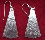 Embossed earrings